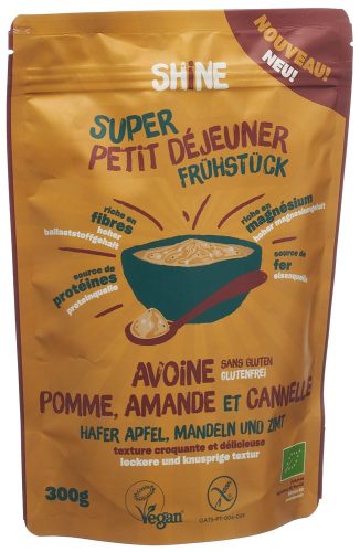 Shine, Hafer Frühstück Apfel Mandel & Zimt Bio