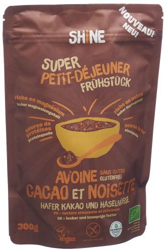 Shine, Shine Hafer Frühstück Roher Kakao Haselnuss (300g)