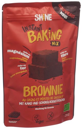 Shine, Shine Instant Baking Mix Brownie Kakao & Schokoladen BIO (350g)