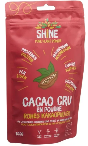Shine, Shine Rohes Kakaopulver BIO (100g)