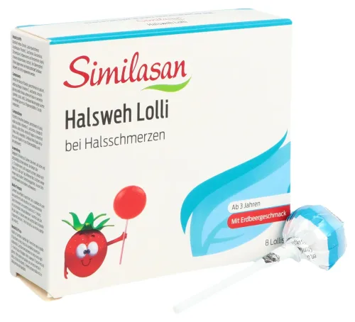 Similasan, Similasan Halsschmerzen Lutschbonbons mit Erdbeergeschmack