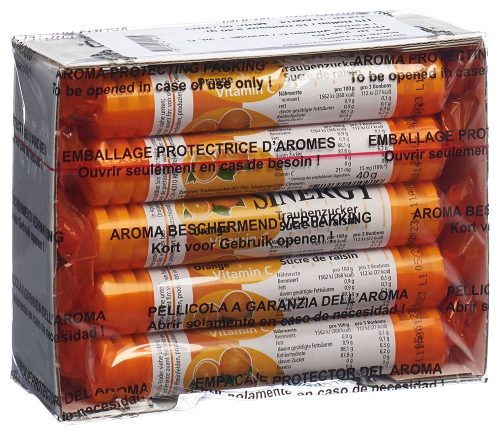 SINERGY, SINERGY Traubenzucker Orange + Vitamin C (15x40g)