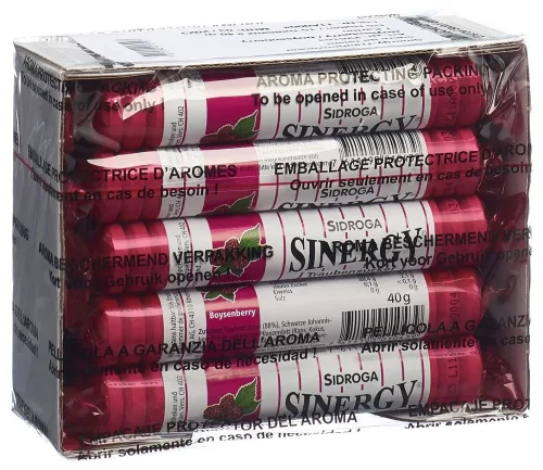 SINERGY, SINERGY Traubenzucker Boysenberry (15x40g)