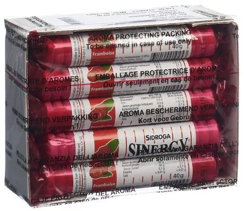 SINERGY, SINERGY Traubenzucker Himbeere (15x40g)