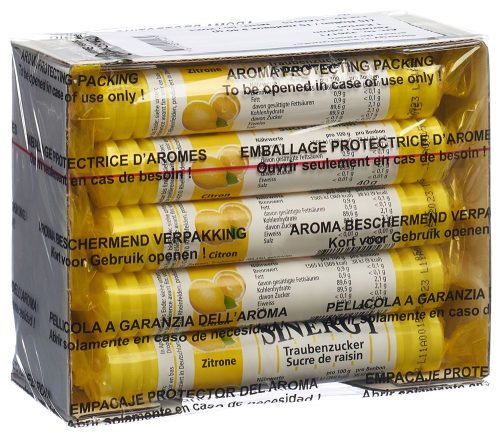 SINERGY, SINERGY Traubenzucker Zitrone (15x40g)