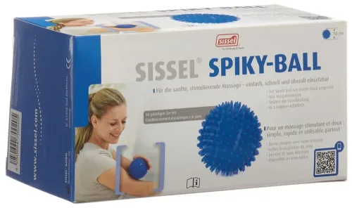 SISSEL, SISSEL Igelb&auml;lle 10cm blau 2 Stk