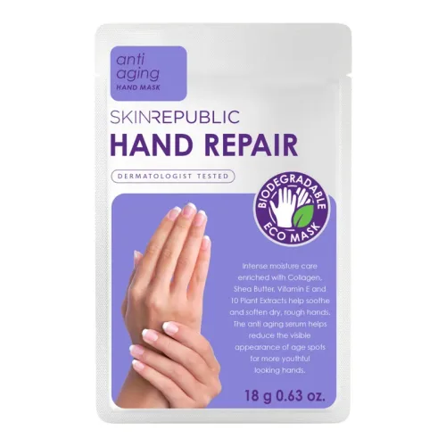 Skinrepublic, SKINREPUBLIC Hand Repair Handschuh Maske
