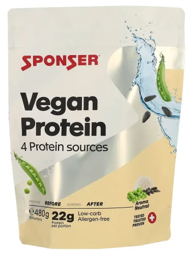 SPONSER, SPONSER Vegan Protein Neutral (480g)