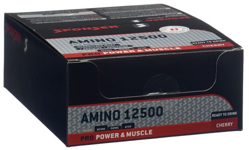 SPONSER, SPONSER - Power Getränk, Amino 12500 Kirsche 30x25ml, 25 ml