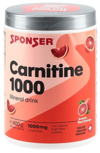 SPONSER, Sponser Carnitin 1000 Mineraldrink Red Orange (400g)