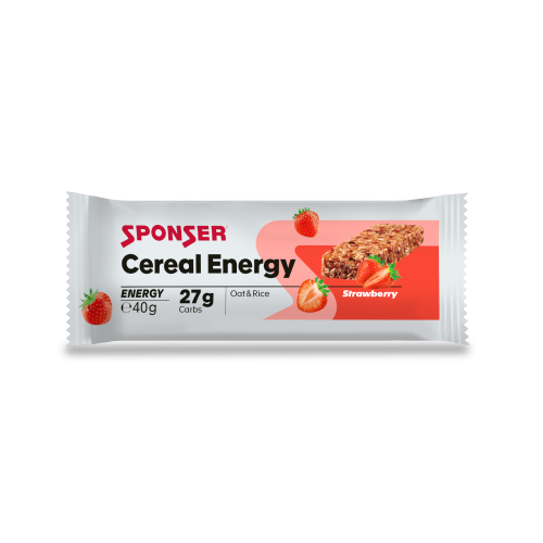 SPONSER, SPONSER Cereal Energy Bar Strawberry 40 g