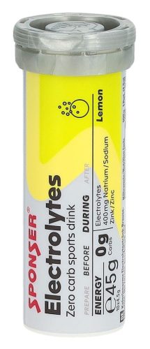 SPONSER, SPONSER Electrolytes Tabs Lemon (10x4.5g)
