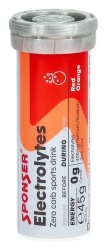 SPONSER, SPONSER - Fit & Well Brausetabletten, Electrolytes Tabs Blutorange, One Size