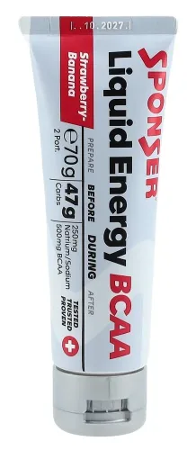 SPONSER, Sponser Liquid Energy BCAA Banana-Strawberry (70g)