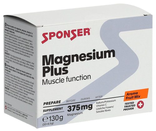 SPONSER, SPONSER Magnesium Plus Fruit Mix (20x6.5g)