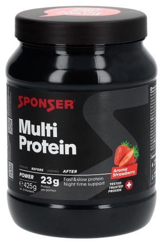 SPONSER, Sponser Multi Protein Erdbeere (425g)