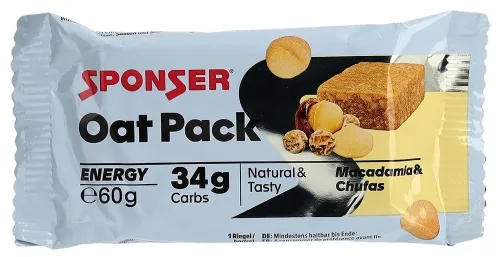 SPONSER, SPONSER Oat Pack Macadamia & Chufas Hafersnack (60g)