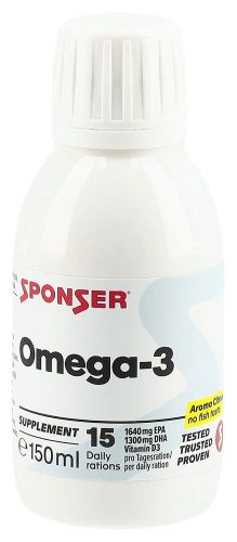 SPONSER, Sponser Omega-3 Plus Citrus 150 ml Nahrungsergänzung Weiss, Herren, Größe: 0