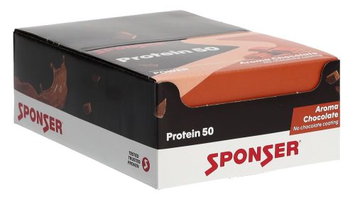 SPONSER, Sponser Proteinriegel 50 Chocolate (25x50g)