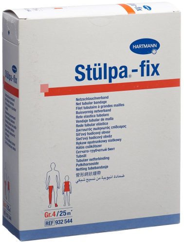Stülpa - fix, Stülpa-fix Netzverband Grösse 4 Bein Rolle (25m)