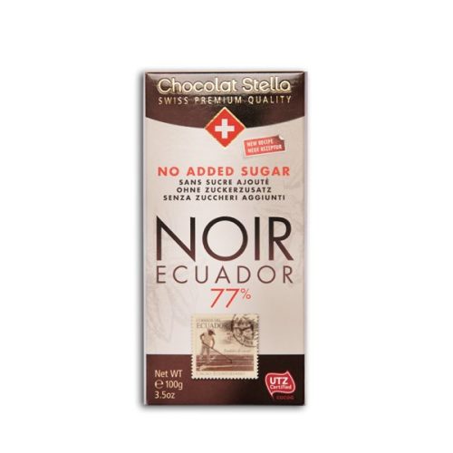 Chocolat Stella, Chocolate Stella Schokolade Noir 77% Ecuador (100g)