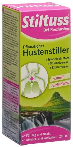 Stiltuss, Stiltuss pflanzlicher Hustenstiller Sirup (200ml)
