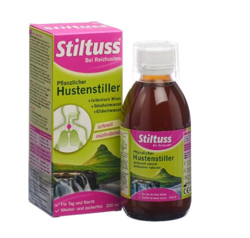 Stiltuss, Stiltuss pflanzlicher Hustenstiller Sirup (200ml)