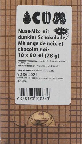 stoli, Stoli Nuss-Mix Aktion dunkler Schokolade (10x28g)
