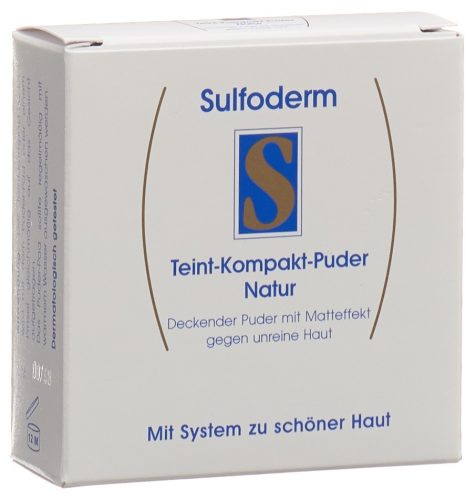 Sulfoderm, Sulfoderm S Teint Kompakt Puder Dose (10g)