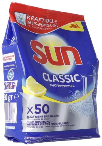 SUN, Sun Classic Geschirrspüler Pulver Refill Lemon (950g)