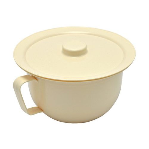 SUNDO, SUNDO Nachttopf mit Deckel Griff 13x22cm elfenbeinfarben (1 Stk)