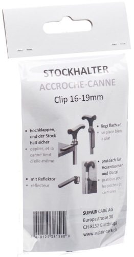 SUPAIR, SUPAIR Gehstockhalter mit Reflektor, 16-19mm (1 Stk)