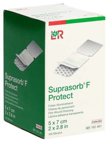 Suprasorb, Suprasorb F Folien-Wundverband steril, 5x7cm (100 Stk)