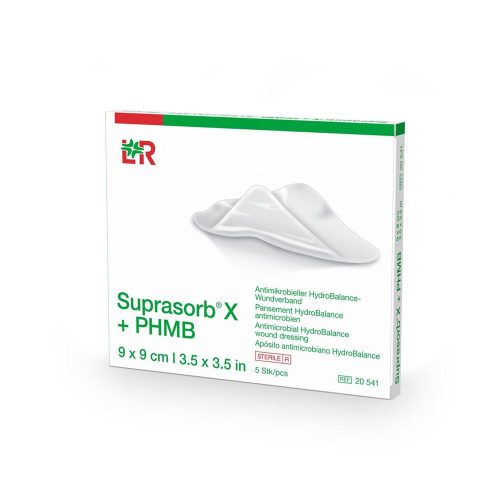 Suprasorb, Suprasorb X+PHMB HydroBal-Wundverband 9x9cm (5 Stk)