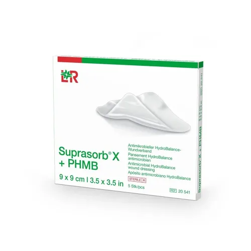 Suprasorb, Suprasorb X+PHMB HydroBal-Wundverband 9x9cm (5 Stk)