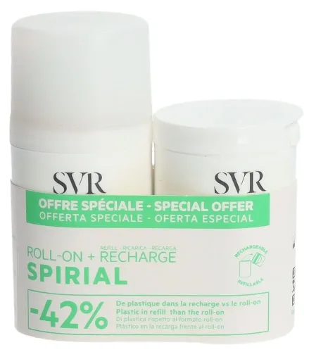 SVR Spirial Lotion Roll-on + Refill 50 ml