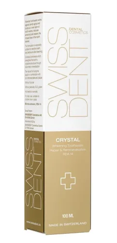 Swissdent, SWISSDENT CRYSTAL Whitening Zahnpasta (100ml)