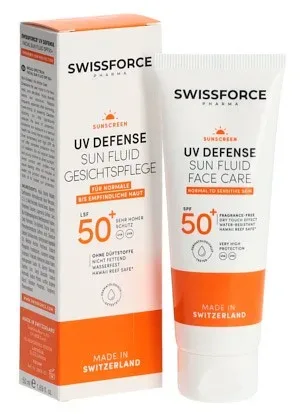Swissforce Pharma AG, Swissforce UV Defense Sonnenschutzfluid für das Gesicht LSF 50+