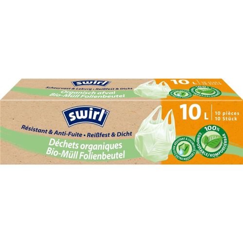Swirl, Swirl Bio Müllbeutel 10 Stück 16,7 x 4,5 x 4,5 cm