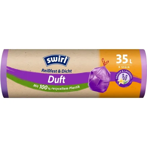 Swirl, Swirl Duftmüllbeutel Vanille & Lavendel 35L 9 Stück