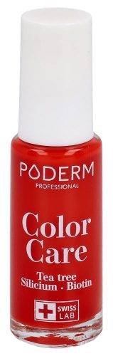 PODERM, PODERM Vernis Color Care 363 Rouge Puissant (8ml)
