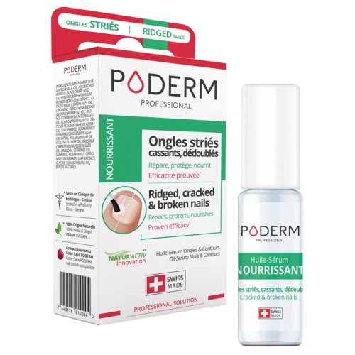 PODERM, PODERM - Brüchige, Gerillte und Strapazierte Nägel - Swiss Made, 8 ml