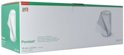 Porelast, Porelast Pflasterbinde 10cmx2.5m hautfarbig (10 Stk)