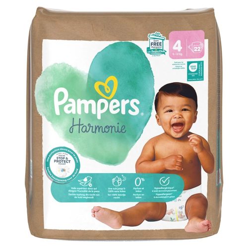 Pampers, Pampers Harmonie, Grösse 4, 9-14kg, Single Pack (22 Stk)