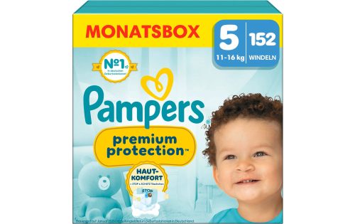 Pampers, Pampers - Premium Protection Grösse 5, Monatsbox, 152 Stück