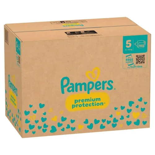 Pampers, Pampers - Premium Protection Grösse 5, Monatsbox, 152 Stück