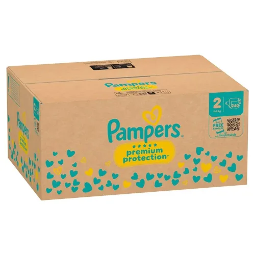 Pampers, Pampers - Premium Protection Grösse 2, Monatsbox, 240STK