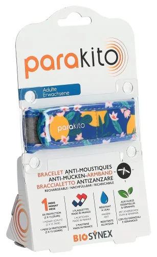 parakito, parakito Mückenarmband Erwachsene Fun Zitrone (1 Stk)