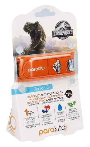 parakito, PARAKITO Mückenarmband - JUNIOR Universal Jurassic World, orange (1 Stk)