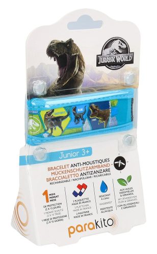 parakito, PARAKITO Mückenarmband - JUNIOR Universal Jurassic World, blau (1 Stk)